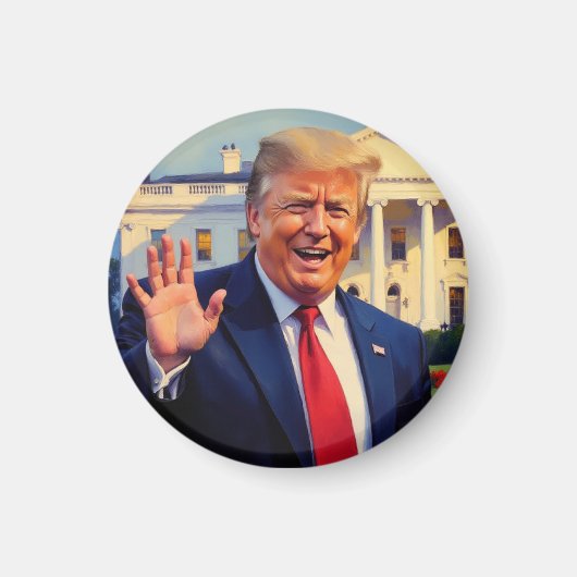 Trump and the White House: A Legacy in Bold Stroke Magneet (Voorkant)