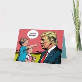 Trump and Toddlers Greeting Card Feestdagen Kaart