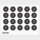 Trump Anti Kamala Harris Hetzelfde Circus Anders C Ronde Sticker (Vel)