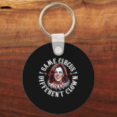 Trump Anti Kamala Harris Hetzelfde Circus Anders C Sleutelhanger (Voorkant)