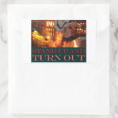 Trump Anti-Trump opkomst Rechthoekige Sticker (Tas)