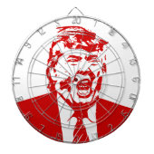 TRUMP ANTICHRIST for President 2016 Dartboard Dartbord (Voorkant)