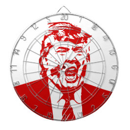TRUMP ANTICHRIST for President 2016 Dartboard Dartbord