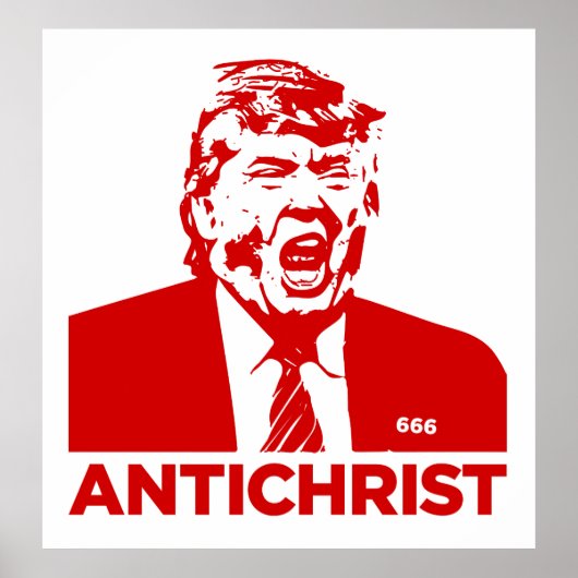 TRUMP ANTICHRIST Poster 2017 (Voorkant)