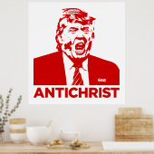 TRUMP ANTICHRIST Poster 2017 (Keuken)