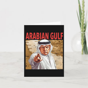 Trump Arabische Golf 2025 Grappig Trump Golf van A Kaart