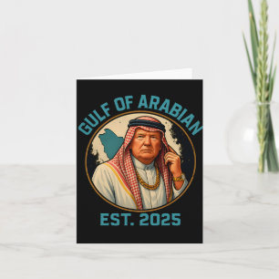 Trump Arabische Golf 2025 Grappig Trump Golf van A Kaart