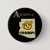 TRUMP ARIZONA RONDE BUTTON 5,7 CM (Voorkant)