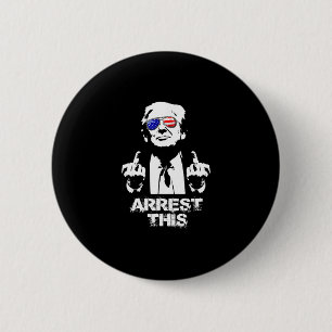 Trump Arrestatie Dit Ronde Button 5,7 Cm