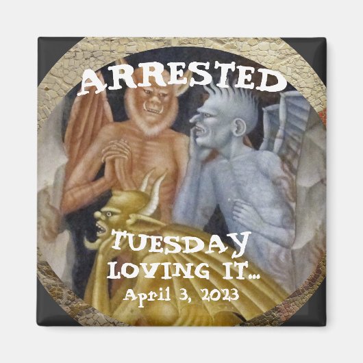 Trump Arrested Magneet (Voorkant)