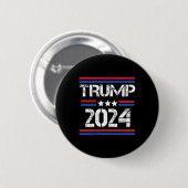 Trump arresteert deze 2 kant ronde button 5,7 cm (Voorkant /achterkant)