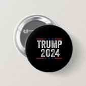 Trump arresteert deze 2 kant ronde button 5,7 cm (Voorkant /achterkant)