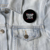Trump arresteert deze 2 kant ronde button 5,7 cm (In situ)