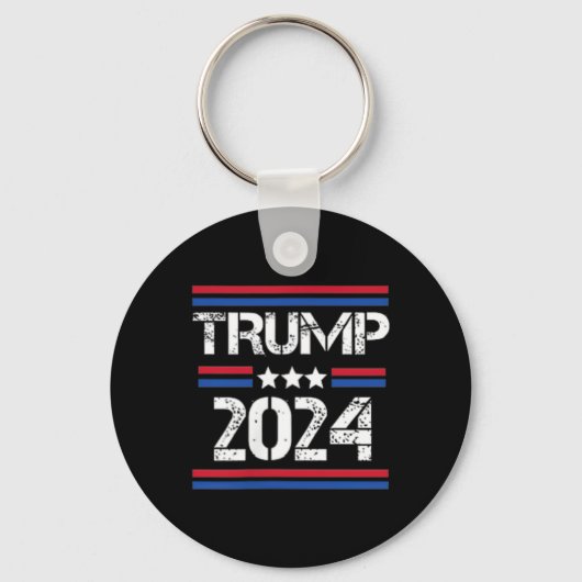 Trump arresteert deze 2 kant sleutelhanger (Voorkant)