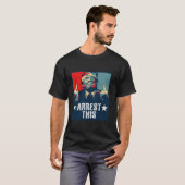 Trump arresteert deze grappige Trump 2024 veroorde T-shirt (Voorkant volledig)