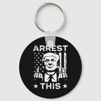 Trump arresteert deze vingers verkiezingen 2024 sleutelhanger