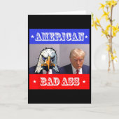 Trump arrestfoto kaart (Gele Bloem)