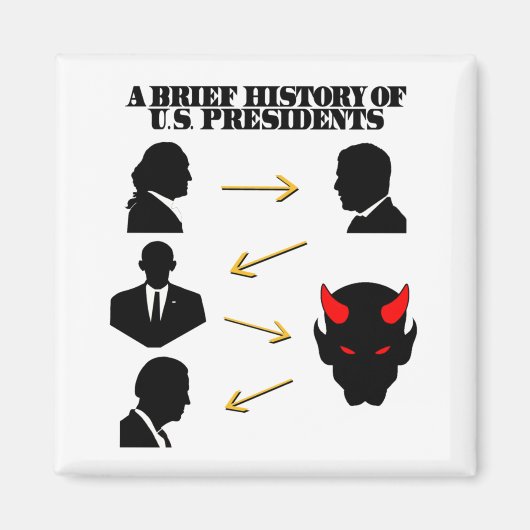Trump as Devil: Een korte geschiedenis van Amerika Magneet (Voorkant)