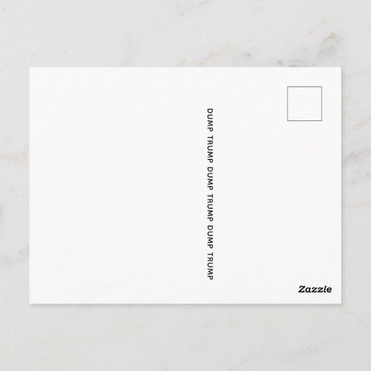 Trump as Fork-Tongued Devil Graffiti Wall Art Briefkaart (Achterkant)