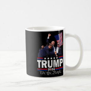 Trump Asination Bloody Ear Bleeding Butler Partum Koffiemok