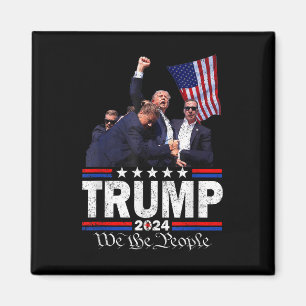 Trump Asination Bloody Ear Bleeding Butler Partum Magneet