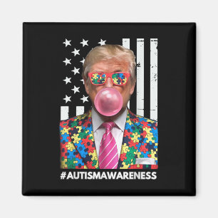 Trump Autisme Bewustzijn voor Trump Autisme 2 Magneet