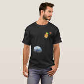 Trump Baby Blimp Balloon Mars Mission Space Force T-shirt (Voorkant volledig)