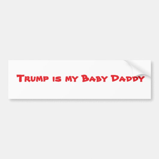 Trump baby daddy sticker (Voorkant)