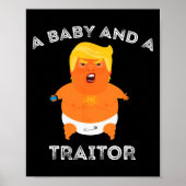 Trump Baby en een verrader Poster (Voorkant)