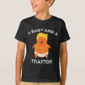 Trump Baby en een verrader T-shirt (Voorkant)