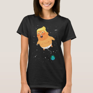 Trump Baby Space Blimp Funny T-shirt