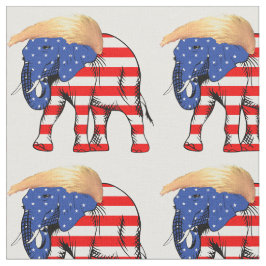Trump Bad Hair Olifant President ZSSG Stof
