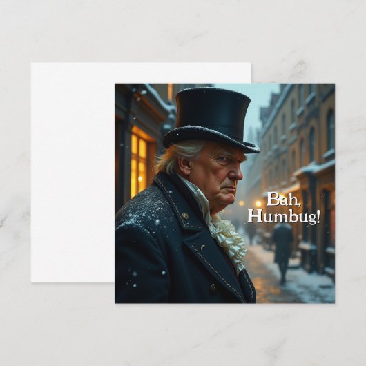 Trump Bah Humbug (Voorkant / Achterkant)