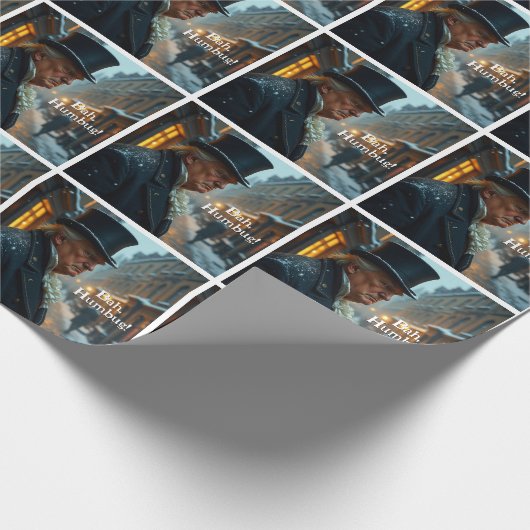 Trump Bah Humbug Cadeaupapier (Hoek)