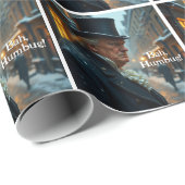 Trump Bah Humbug Cadeaupapier (Rol Hoek)