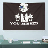 TRUMP BANNER 2024 GEMIST (Beurs)