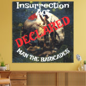 Trump Bans Fornication Adultery Blue States Canvas Afdruk (Insitu (Woonkamer))