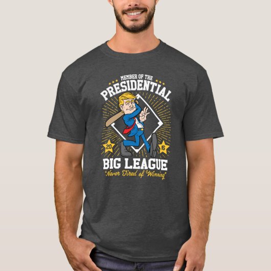 Trump Baseball Funny T-shirt (Voorkant)