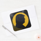 Trump Bat-Signal 3" Square Stickers x6 (Envelop)