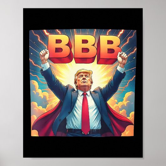 Trump Bbb Big Beautiful Bill 1 Poster (Voorkant)