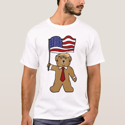 Trump Beer Funny Political Animal Design T-shirt (Voorkant)