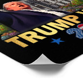 Trump behaalde in 2024 President 47e van het Witte Poster (Hoek)