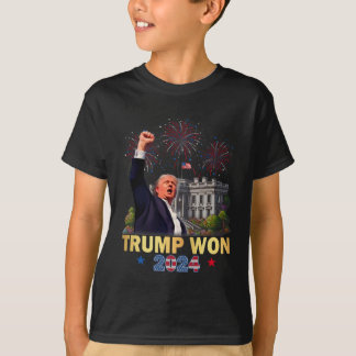 Trump behaalde in 2024 President 47e van het Witte T-shirt
