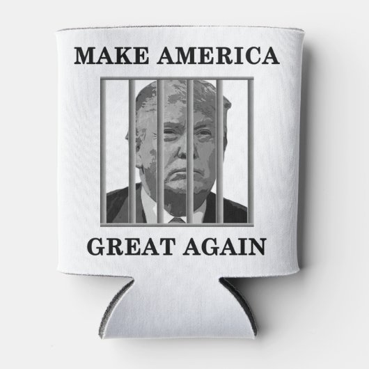 Trump Behind Bars Blikjeskoeler (Voorkant)