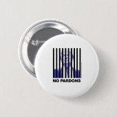 Trump Behind Bars - No Pardons 2 Ronde Button 5,7 Cm (Voorkant /achterkant)