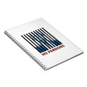 Trump Behind Bars - No Pardons 3 Notitieboek (Rechterzijde)
