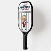 Trump Behind Bars Pickleball Paddle (Links)