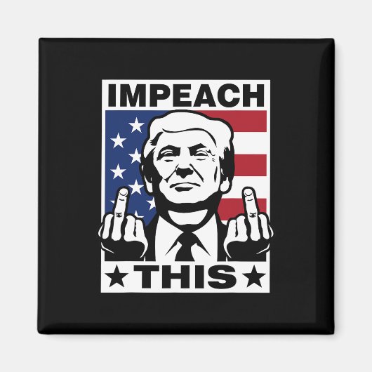 Trump beschuldig deze VS vingers grappig Magneet (Voorkant)