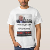 TRUMP: BESPAAR ONZE LAND 1 T-SHIRT (Voorkant)