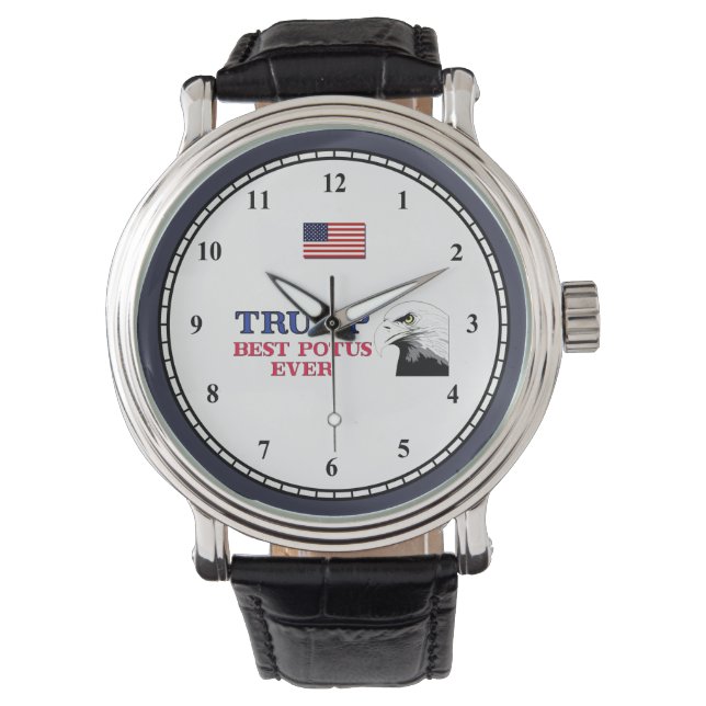 TRUMP Best POTUS Horloge (Voorkant)